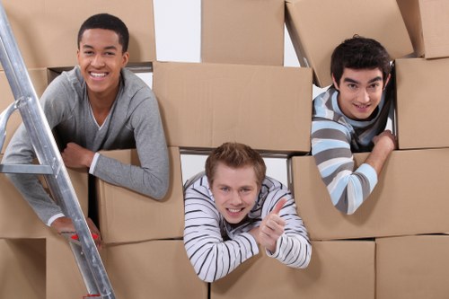 Local van service handling a small office move in Pimlico